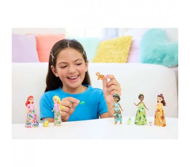 Blister 5 muñecas Princesas Disney