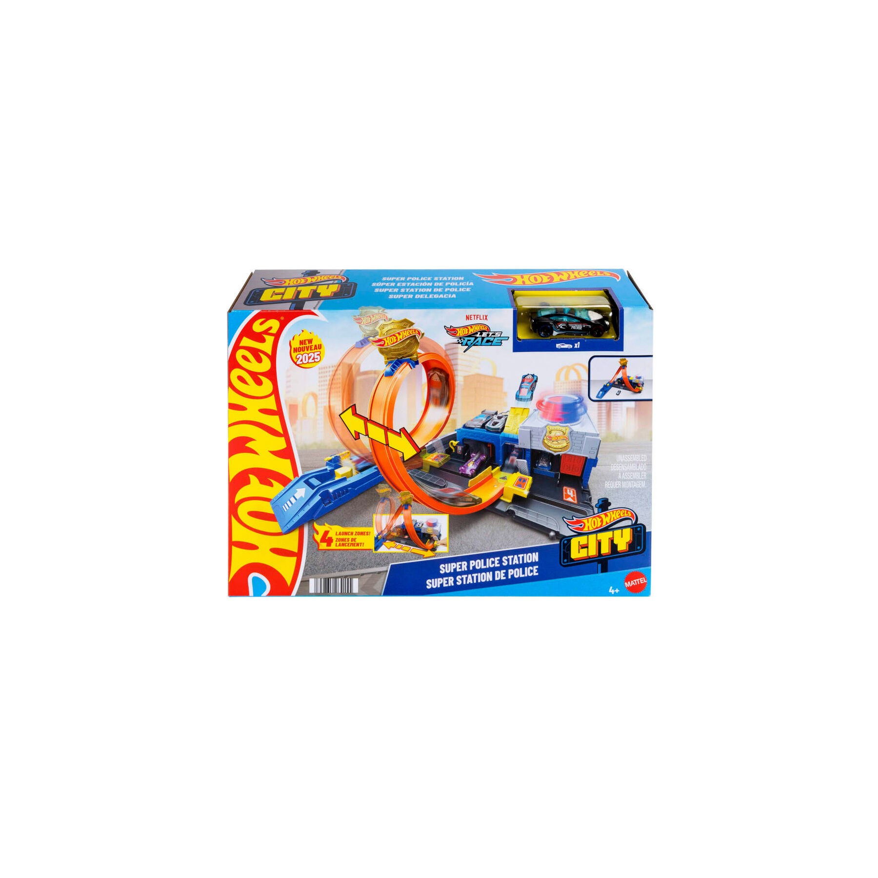 Pista Super Estacion de Policia City Hot Wheels