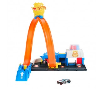 Pista Super Estacion de Policia City Hot Wheels