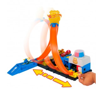 Pista Super Estacion de Policia City Hot Wheels