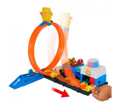 Pista Super Estacion de Policia City Hot Wheels