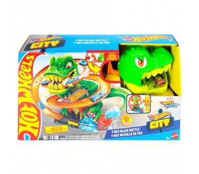 Pista Estacion de Bomberos T-Rex City Hot Wheels