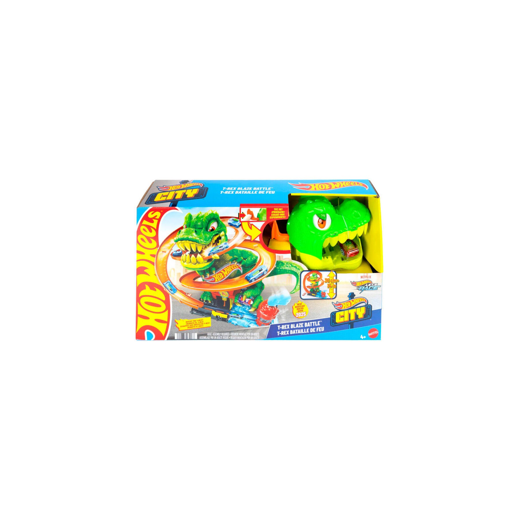 Pista Estacion de Bomberos T-Rex City Hot Wheels