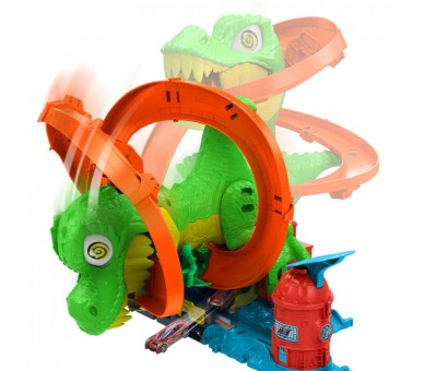 Pista Estacion de Bomberos T-Rex City Hot Wheels