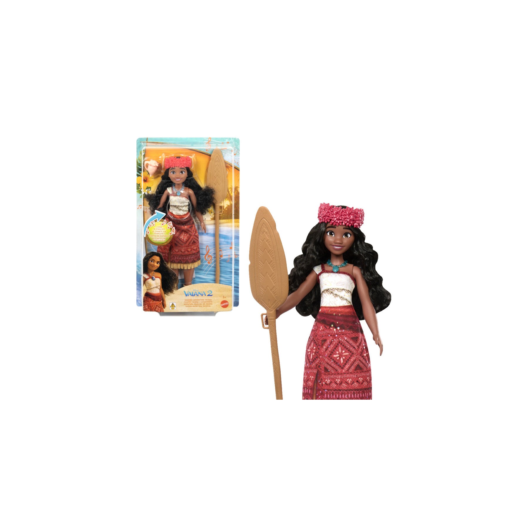 Muñeca cantarina Vaiana Moana 2 Disney