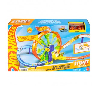 Pista Desafio Turbina de Accion Stunt Tracks Hot Wheels