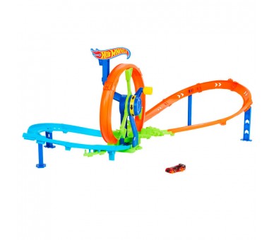 Pista Desafio Turbina de Accion Stunt Tracks Hot Wheels