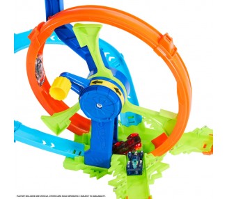 Pista Desafio Turbina de Accion Stunt Tracks Hot Wheels