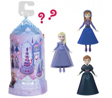 Muñeca Mini sorpresa Giros en el Castillo de Hielo Frozen Disney surtido