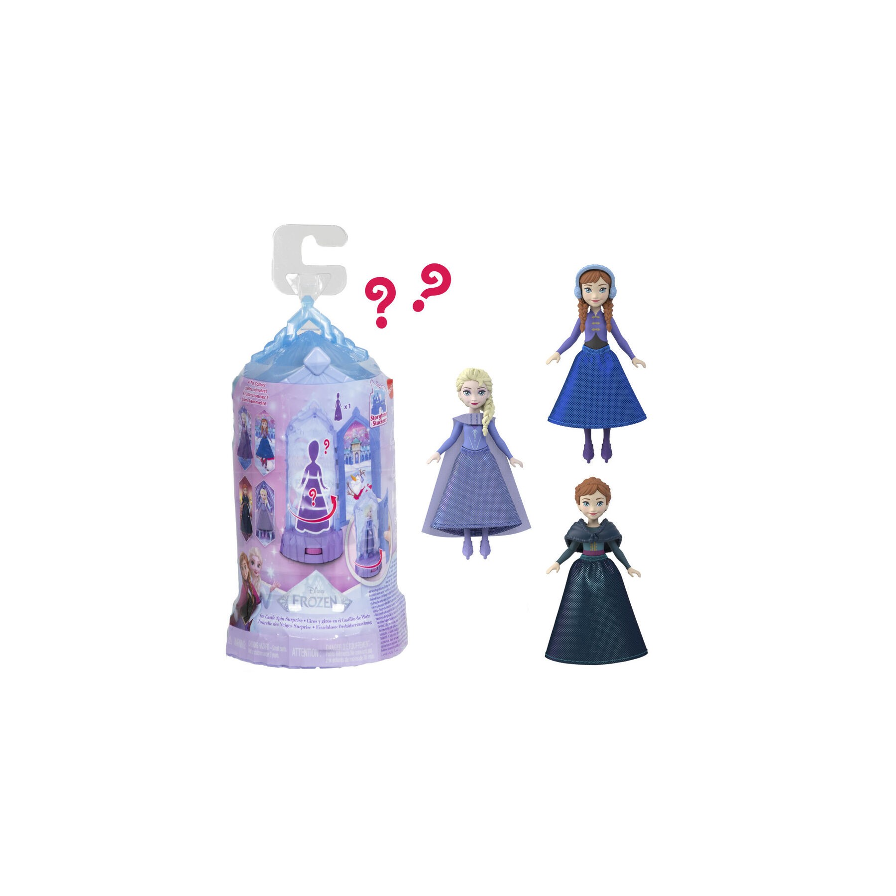 Muñeca Mini sorpresa Giros en el Castillo de Hielo Frozen Disney surtido