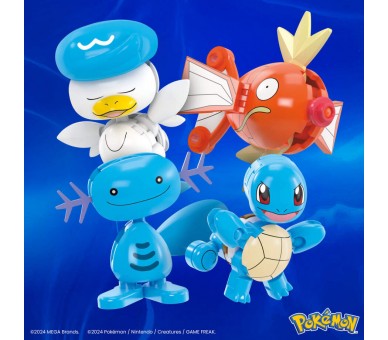 MEGA Construx Equipo de entrenador de Agua Pokemon