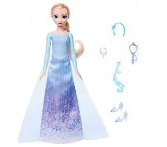 Muñeca Spin And Reveal Elsa Frozen Disney