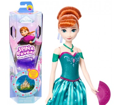 Muñeca Spin And Reveal Anna Frozen Disney