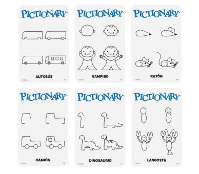 Juego mesa Pictionary español