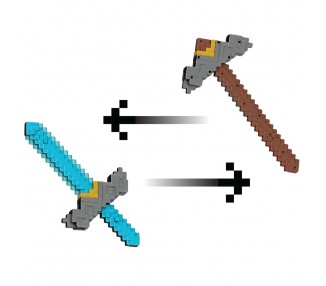 Espada Pico Transformable Minecraft La Pelicula