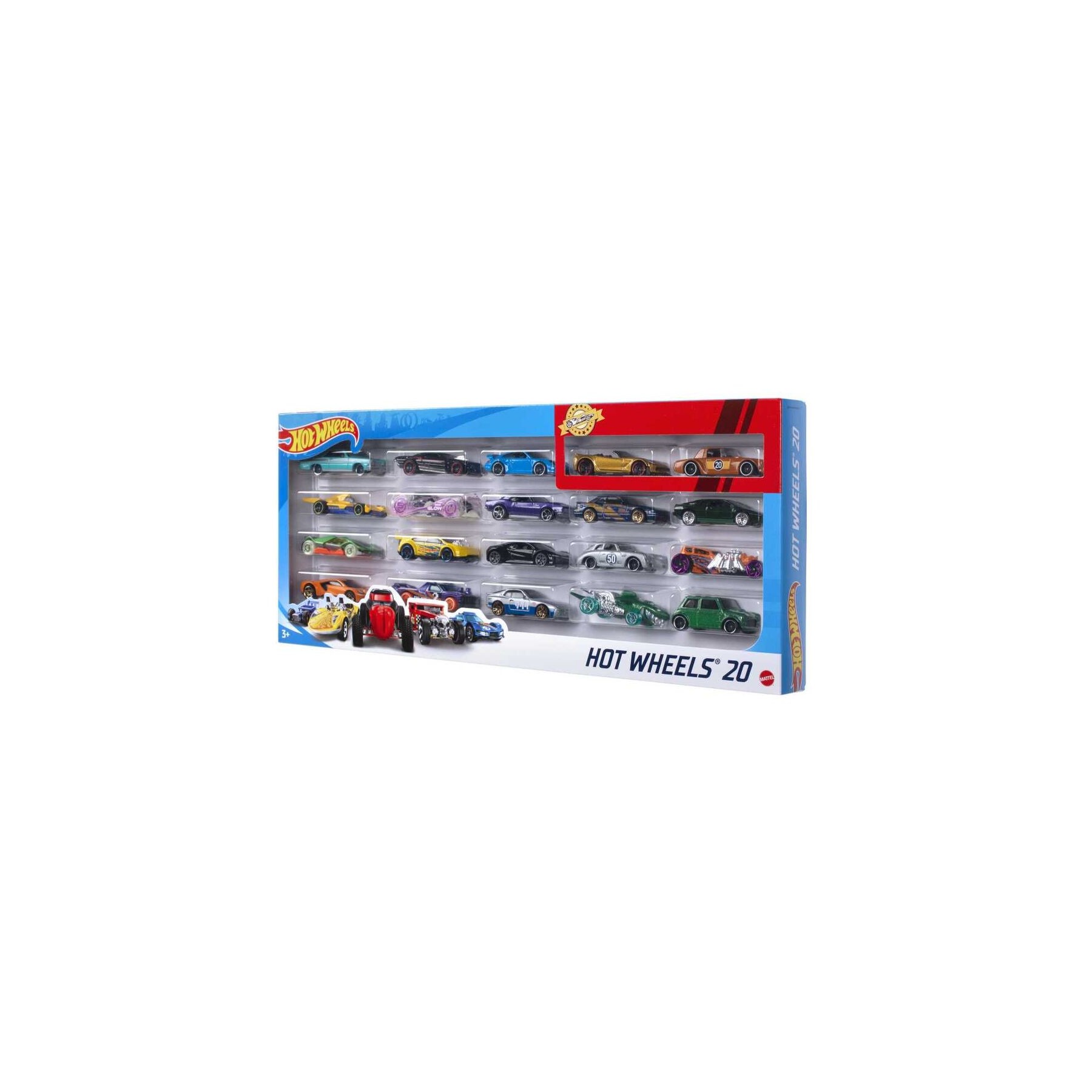 Blister 20 coches Hot Wheels surtido