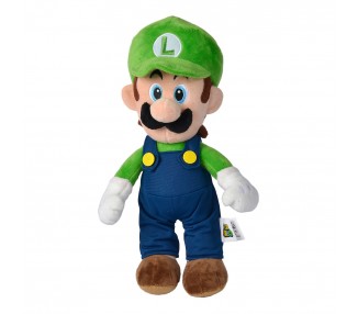 Peluche Luigi Super Mario Bros 30cm