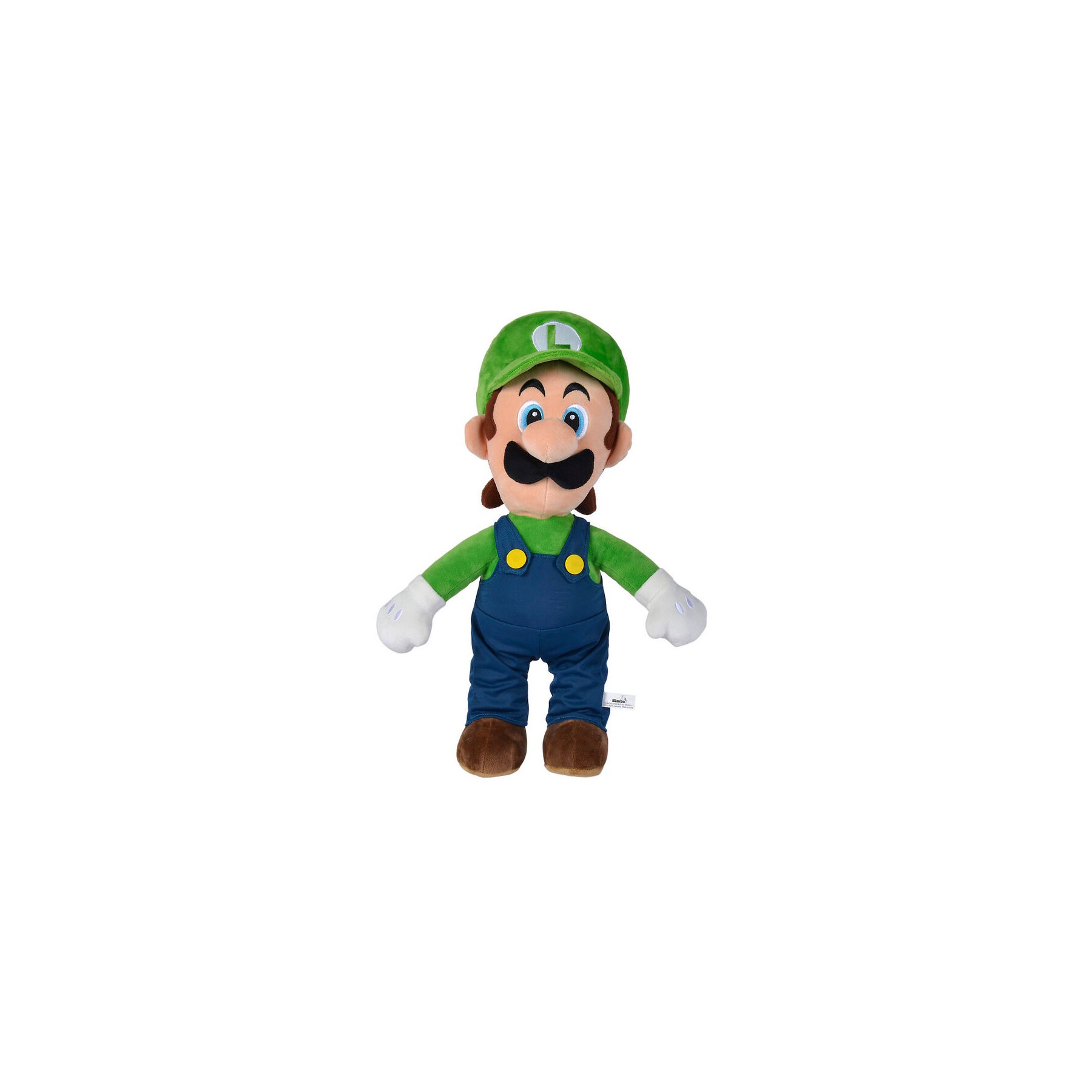 Peluche Luigi Super Mario Bros 50cm
