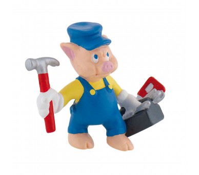 Figura Cerdito Herramientas Los 3 Cerditos