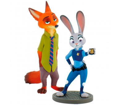 Blister 2 figuras Zootropolis Disney