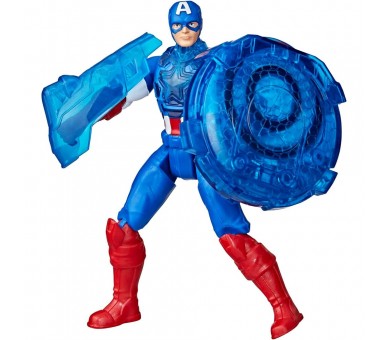 Moto Lanzaescudos + figura Capitan America Los Vengadores Avengers Marvel