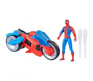 Moto Aracnida + figura Spiderman Epic World of Action Spider-Man Marvel