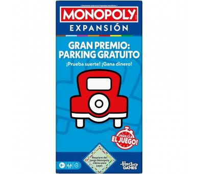Juego Expansion Gran Premio Parking Gratuito Monopoly español