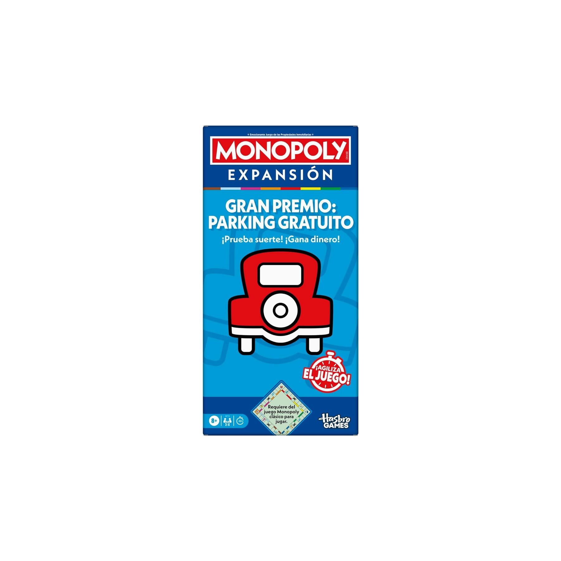 Juego Expansion Gran Premio Parking Gratuito Monopoly español