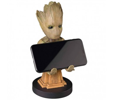 Cable Guy soporte sujecion figura Groot Plinth Guardianes de la Galaxia Marvel 20cm