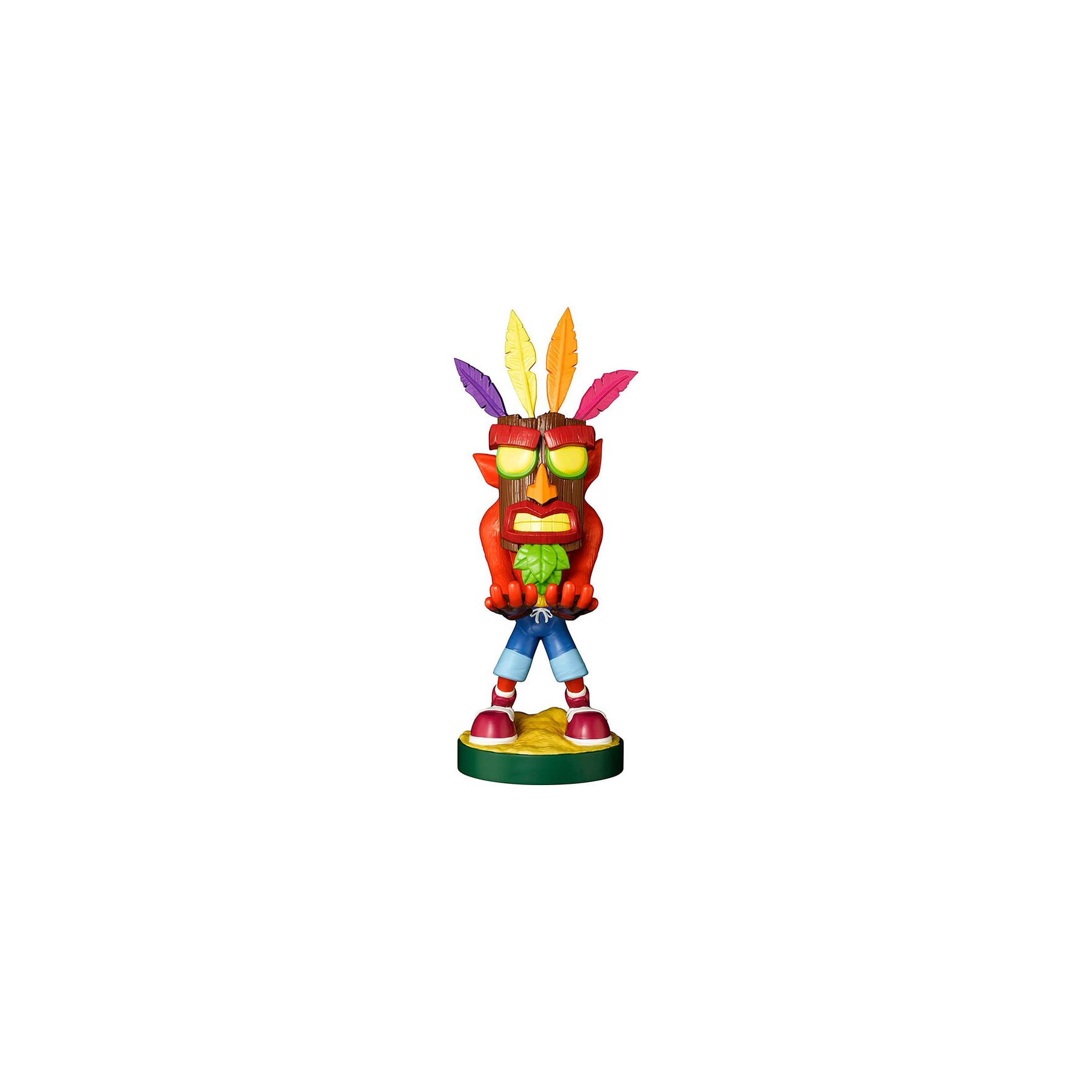 Cable Guy soporte sujecion figura Aku Aku Crash Bandicoot 20cm