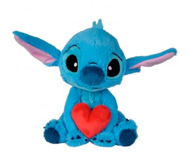 Peluche corazon Stitch Disney 25cm