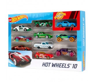 Blister 10 coches Hot Wheels surtido