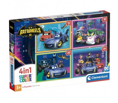 Puzzle Batwheels DC Comics 12+16+20+24pzs