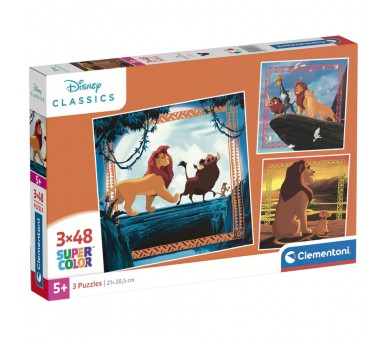 Puzzle El Rey Leon Disney 3x48pzs