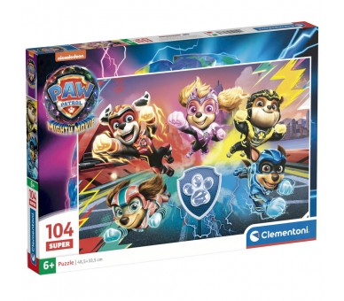 Puzzle super Patrulla Canina Paw Patrol 104pzs