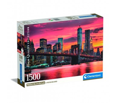 Puzzle East River At Dusk High Quality 1500pzs