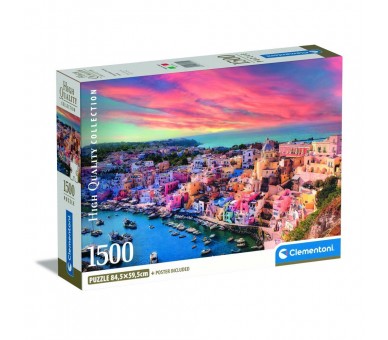 Puzzle Picturesque Procida Island High Quality 1500pzs