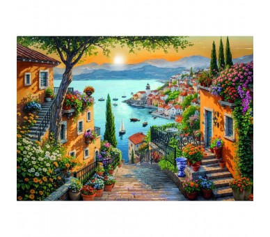 Puzzle Steps to the Harbor High Quality 1500pzs