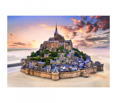 Puzzle The Mont Saint-Michel Rising High Quality 1500pzs