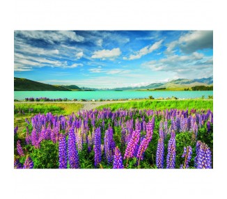 Puzzle Lupins at Lake Tekapo High Quality 1500pzs
