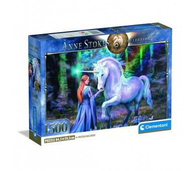 Puzzle Bluebell Wood Anne Stokes 1500pzs