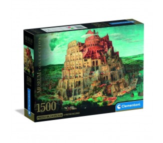 Puzzle The Tower of Babel Bruegel Museum 1000pzs
