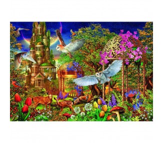 Puzzle Woodland Fantasy Garden High Quality 1500pzs