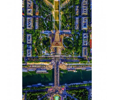 Puzzle Flying Over Paris High Quality 1500pzs