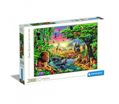 Puzzle The African Gathering High Quality 2000pzs