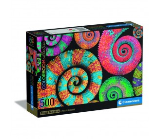 Puzzle Curly Tails Color Boom 500pzs