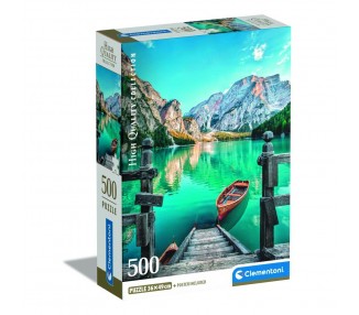 Puzzle Braies Lake High Quality 500pzs