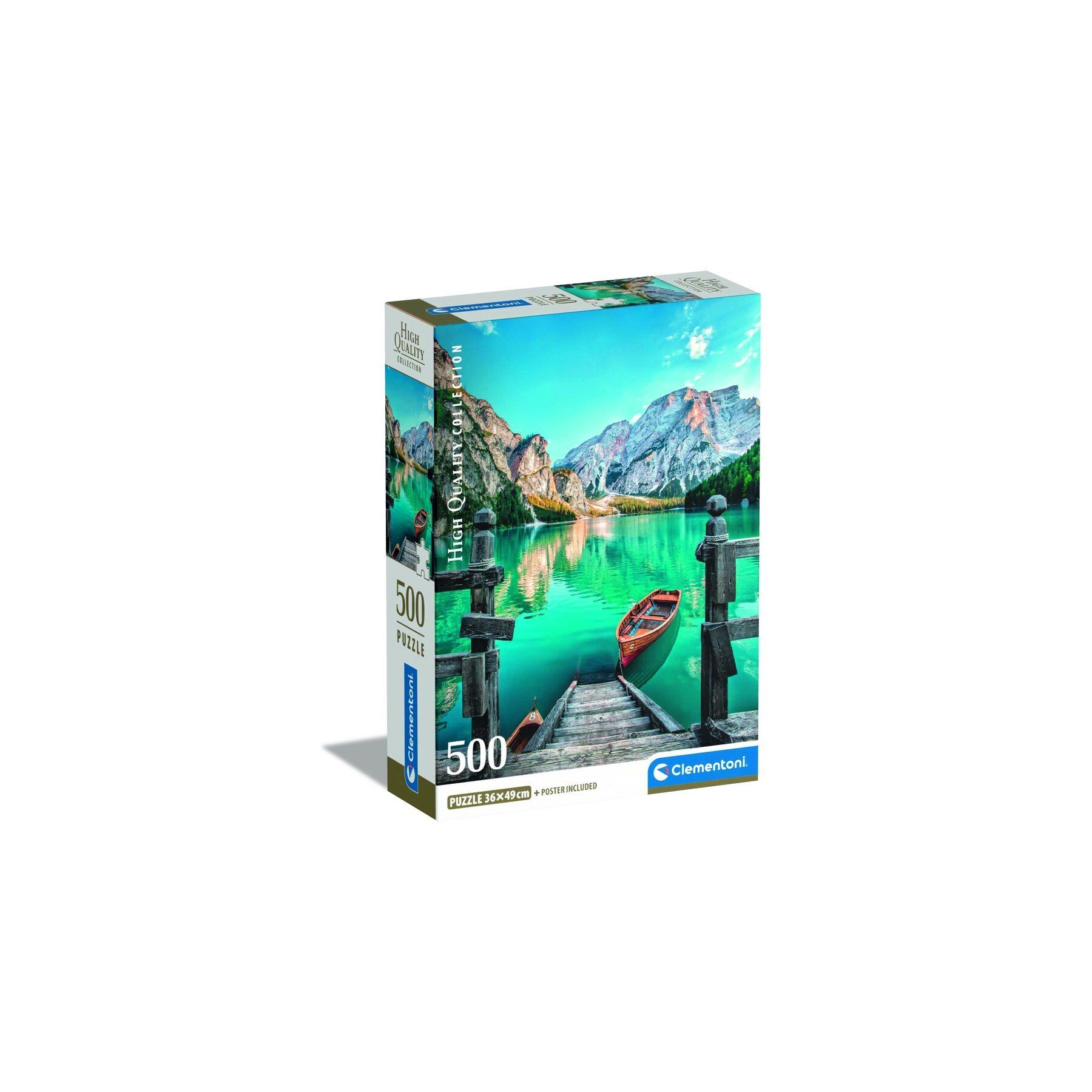 Puzzle Braies Lake High Quality 500pzs