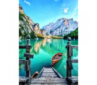 Puzzle Braies Lake High Quality 500pzs
