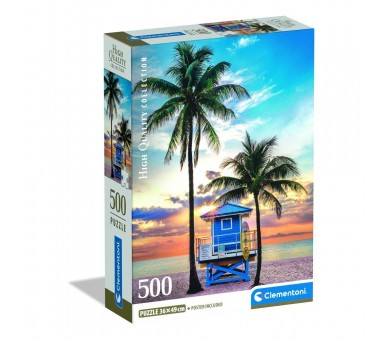 Puzzle Miami Beach Florida High Quality 500pzs